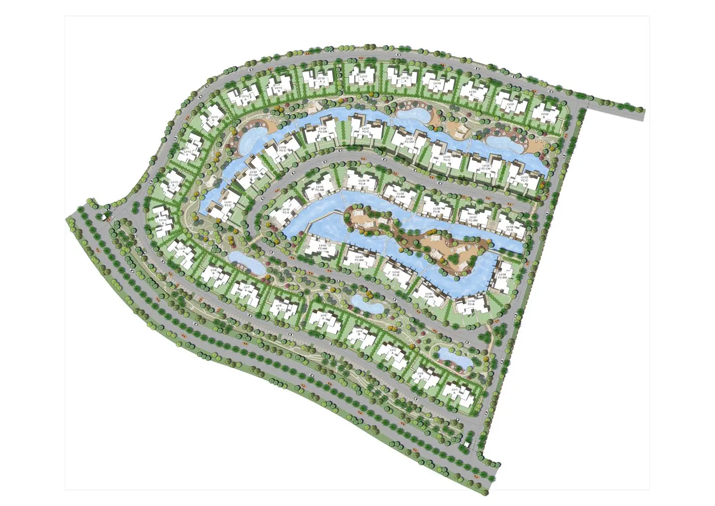 المخطط العام لمرحلة Ledge Valley